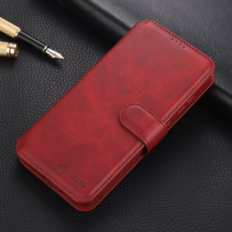 Capa Em Pele Para Samsung Galaxy S21 FE Azns Retrô