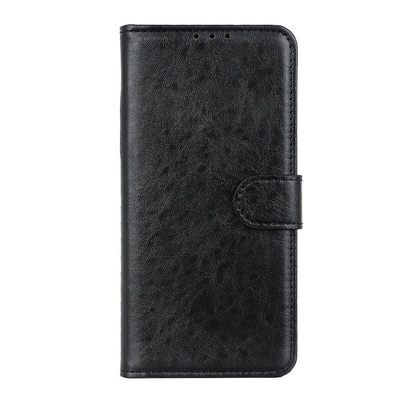 Capa Folio Para Samsung Galaxy S21 FE Couro Sintético Texturizado