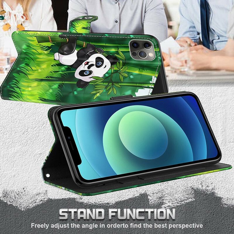 Capa Folio Para Samsung Galaxy S21 FE Panda E Bambu
