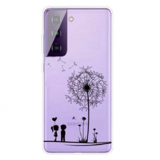 Capa Para Samsung Galaxy S21 FE Amor De Dente-de-leão