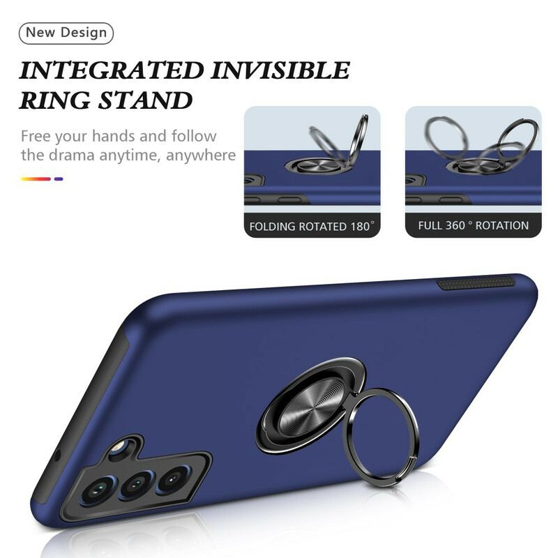 Capa Para Samsung Galaxy S21 FE Anel De Suporte Magnético