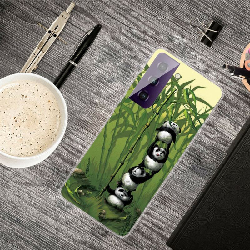 Capa Para Samsung Galaxy S21 FE Bando De Pandas