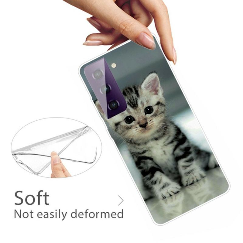 Capa Para Samsung Galaxy S21 FE Gatinho Gatinho