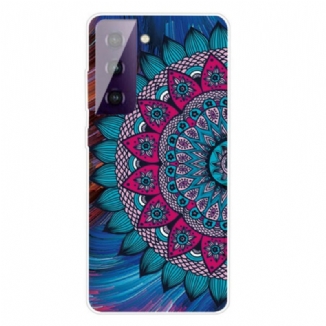 Capa Para Samsung Galaxy S21 FE Mandala Colorida