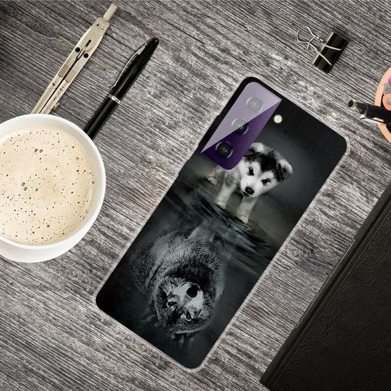 Capa Para Samsung Galaxy S21 FE Sonho De Cachorrinho