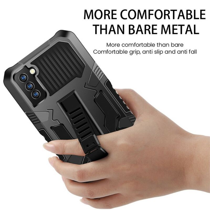 Capa Para Samsung Galaxy S21 FE Suporte Removível Bicolor