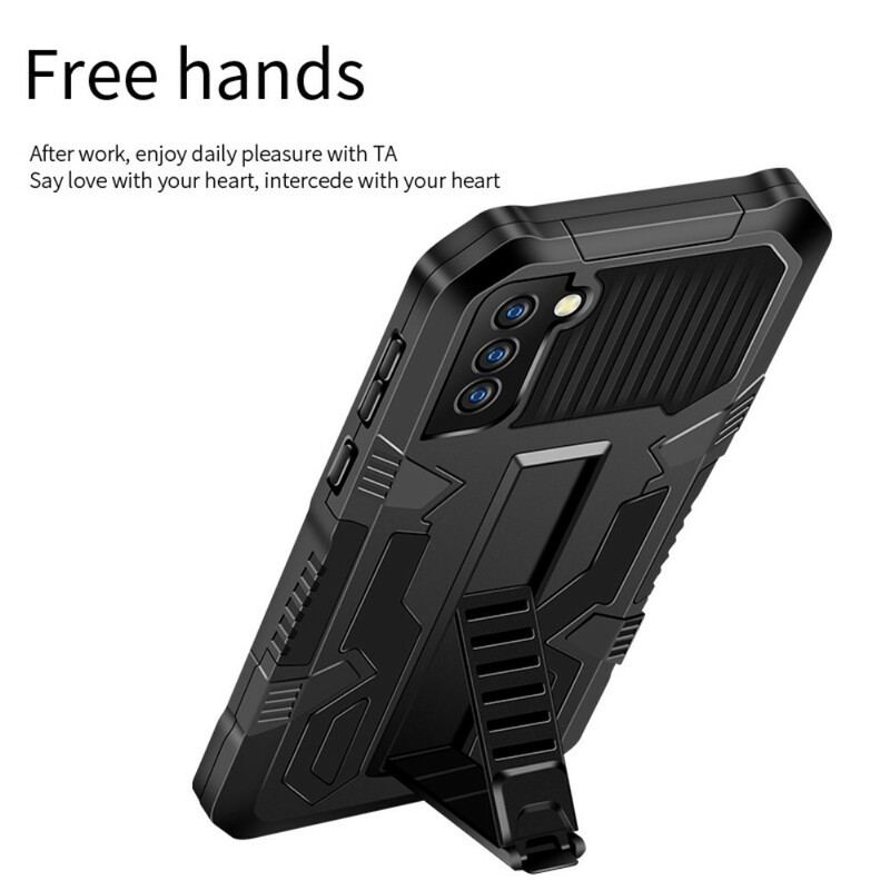 Capa Para Samsung Galaxy S21 FE Suporte Removível Bicolor