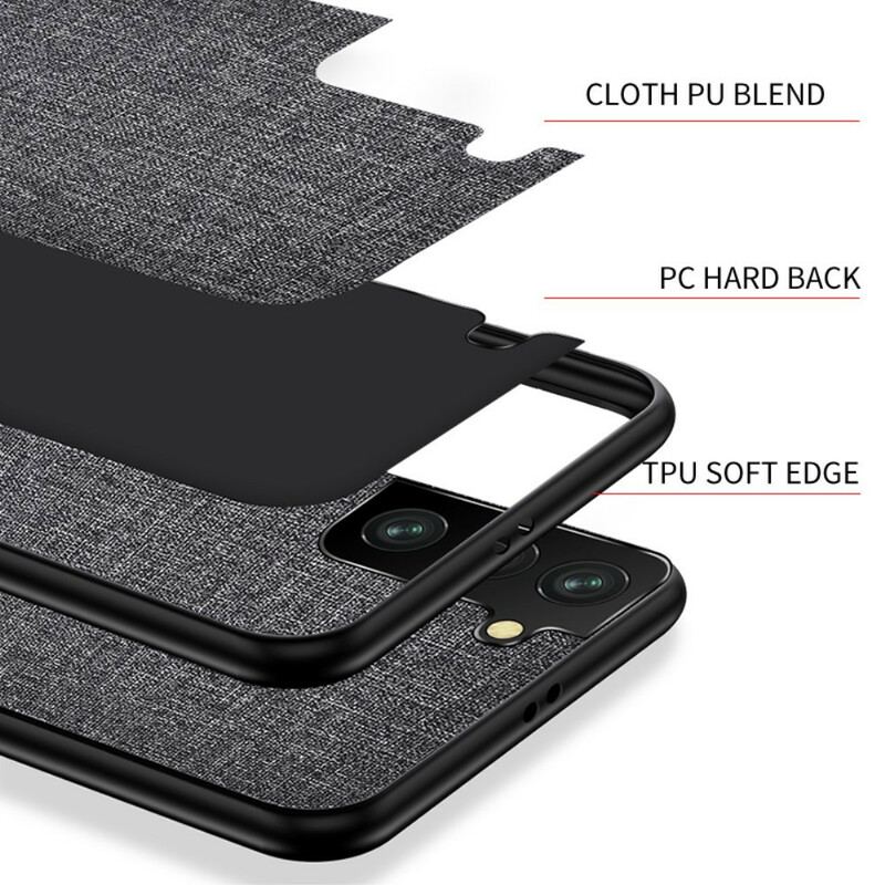 Capa Para Samsung Galaxy S21 FE Textura De Tecido