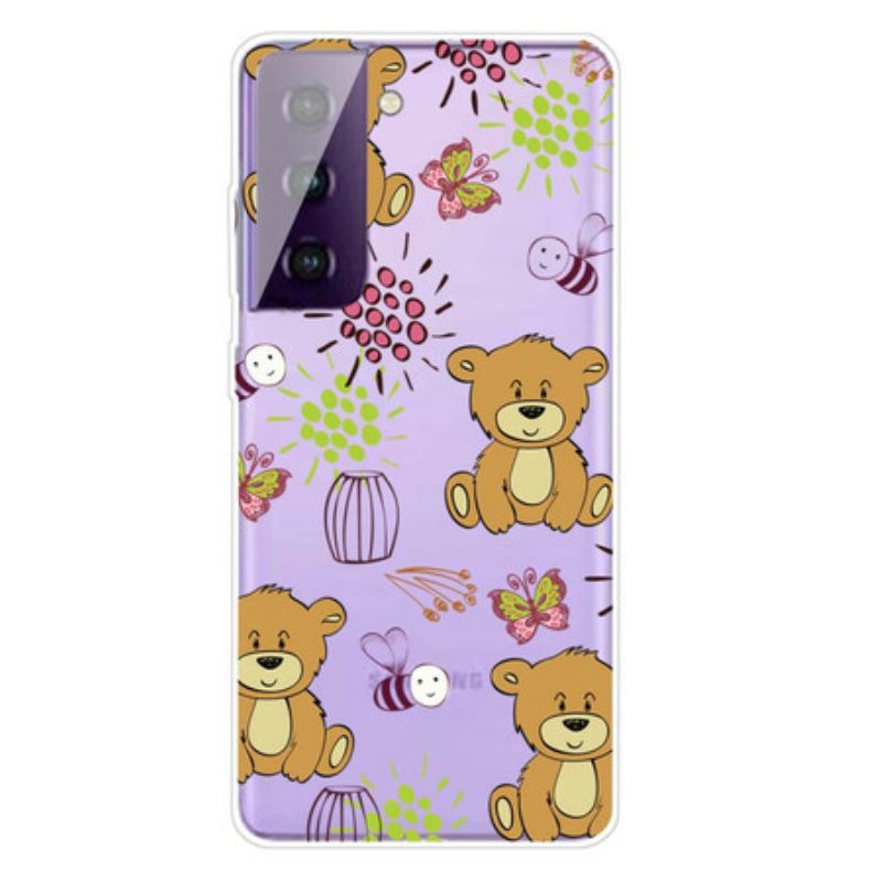 Capa Para Samsung Galaxy S21 FE Top De Ursinhos De Pelúcia