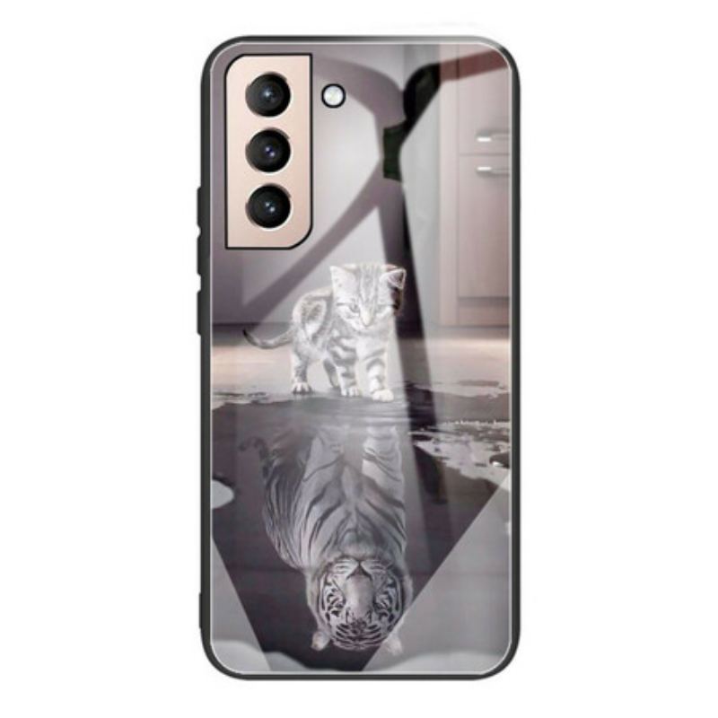 Capa Para Samsung Galaxy S21 FE Vidro Temperado Ernest O Tigre