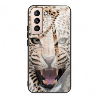 Capa Para Samsung Galaxy S21 FE Vidro Temperado Leopardo