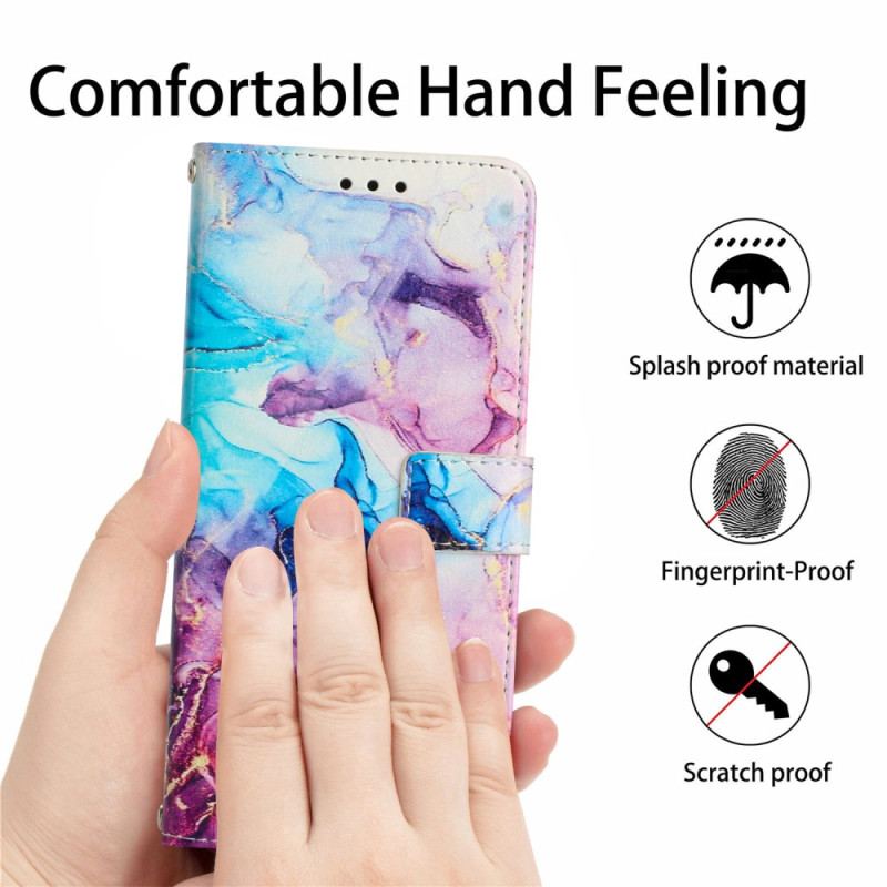 Capa Flip Para iPhone 15 Pro Max Com Alça De Ombro