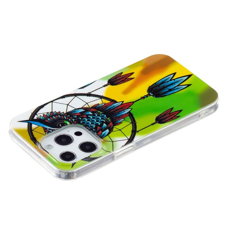 Capa Para iPhone 15 Pro Max Apanhador De Sonhos Fluorescente