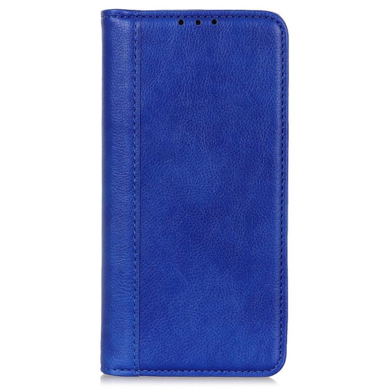 Capa De Celular Para Poco M5 Flip Couro Rachado