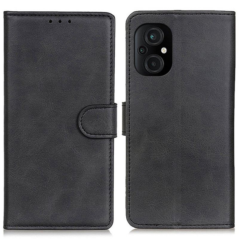 Capa Flip Para Poco M5 Couro Sintético Fosco