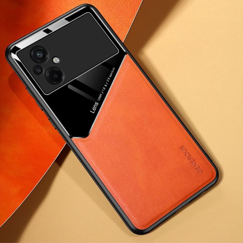 Capa Para Poco M5 Couro Falso Premium