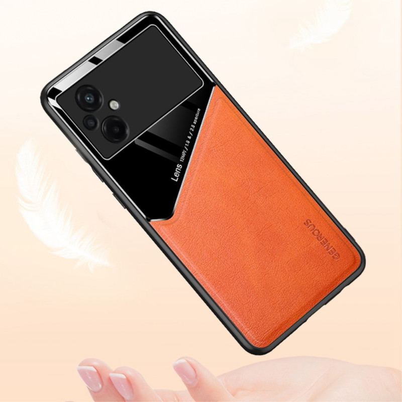 Capa Para Poco M5 Couro Falso Premium