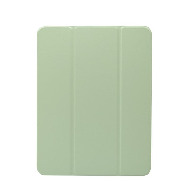 Capa De Celular Para iPad Pro 11" (2022) Couro Falso E Costas Transparentes