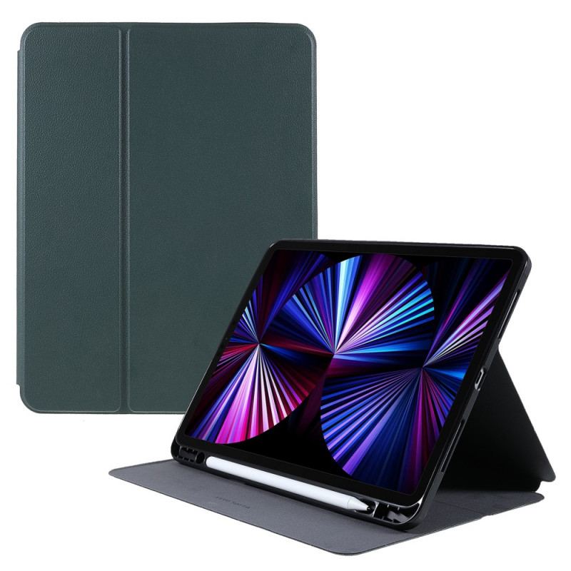 Capa De Celular Para iPad Pro 11" (2022) Efeito De Couro De Lichia X-level