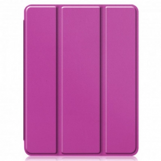 Capa De Celular Para iPad Pro 11" (2022) Porta Caneta Dobrável Em Três Partes