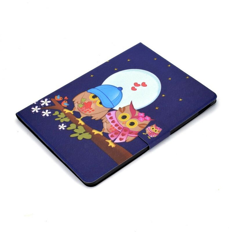 Capa Flip Para iPad Pro 11" (2022) Corujas Divertidas