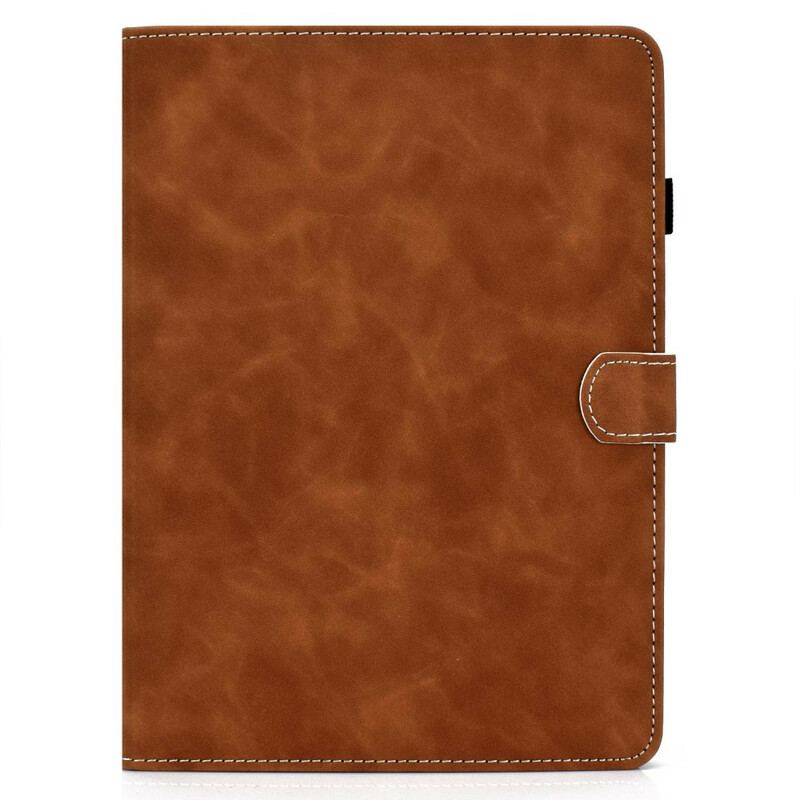 Capa Flip Para iPad Pro 11" (2022) Couro Falso Vintage