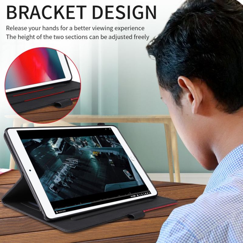 Capa Flip Para iPad Pro 11" (2022) Desenho Bicolor