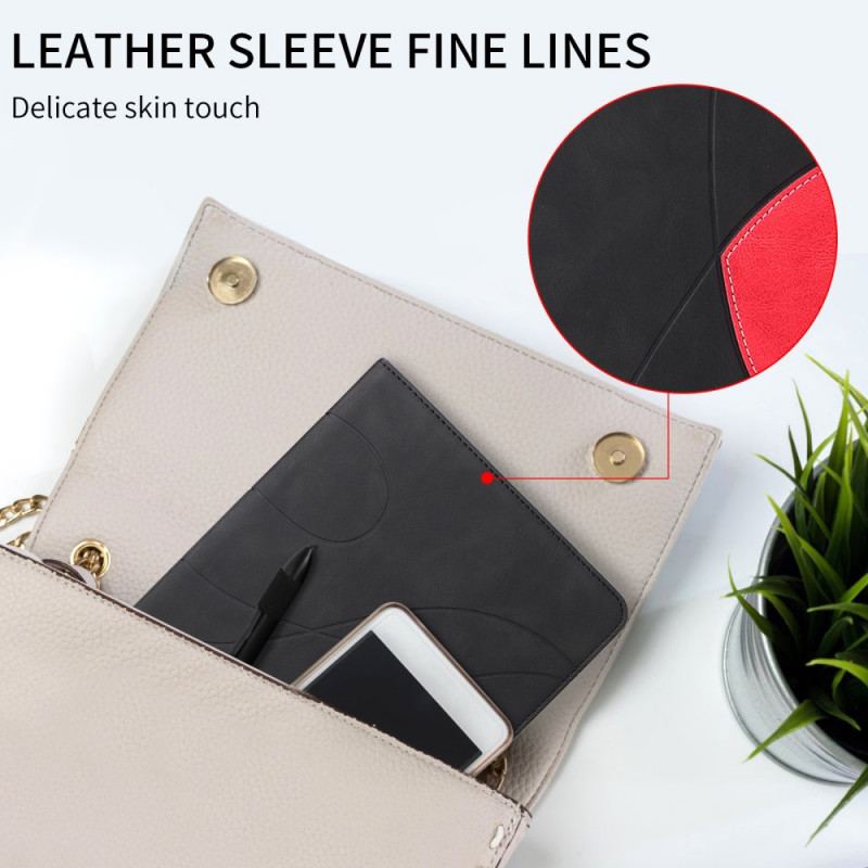 Capa Flip Para iPad Pro 11" (2022) Desenho Bicolor