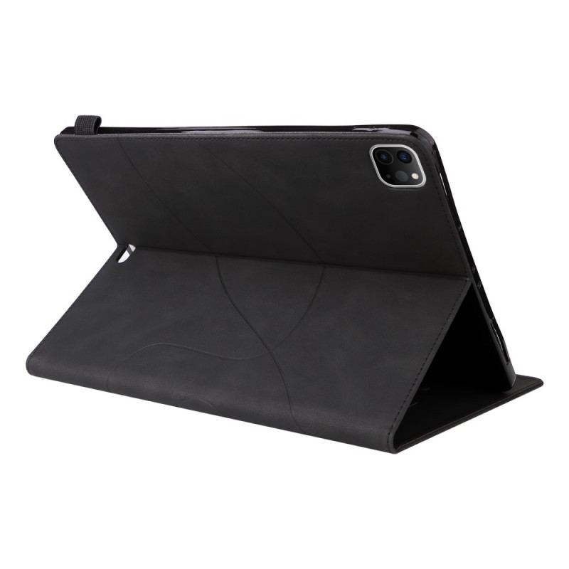 Capa Flip Para iPad Pro 11" (2022) Desenho Bicolor