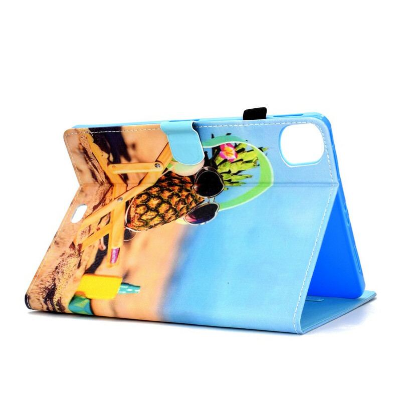 Capa Flip Para iPad Pro 11" (2022) Praia De Abacaxi