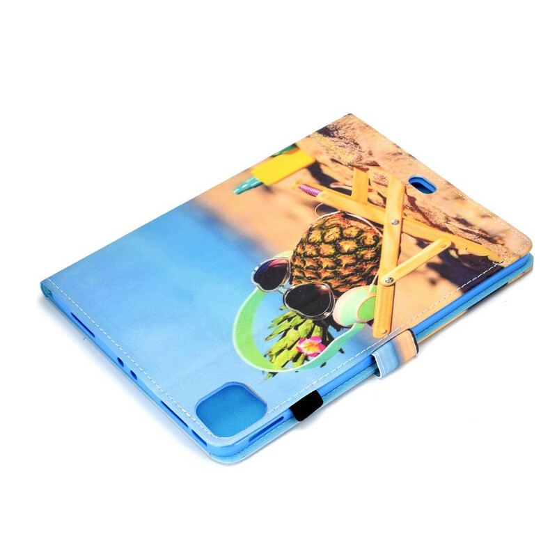 Capa Flip Para iPad Pro 11" (2022) Praia De Abacaxi