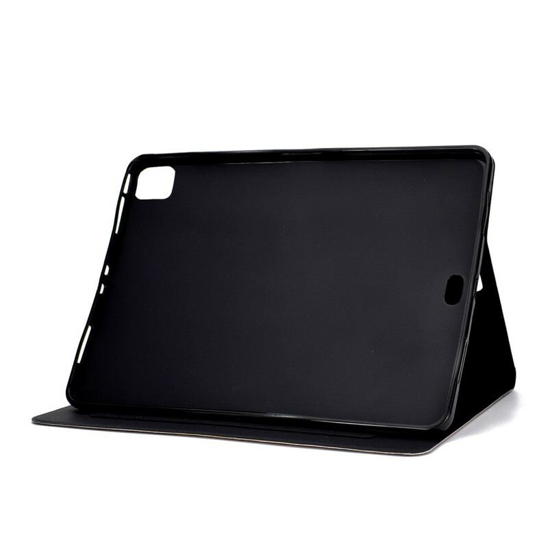 Capa Flip Para iPad Pro 11" (2022) Torre Eiffel Floral