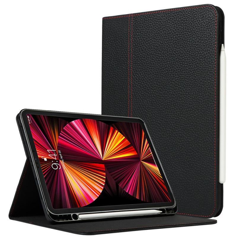 Capa Para iPad Pro 11" (2022) Couro Lichia Genuíno