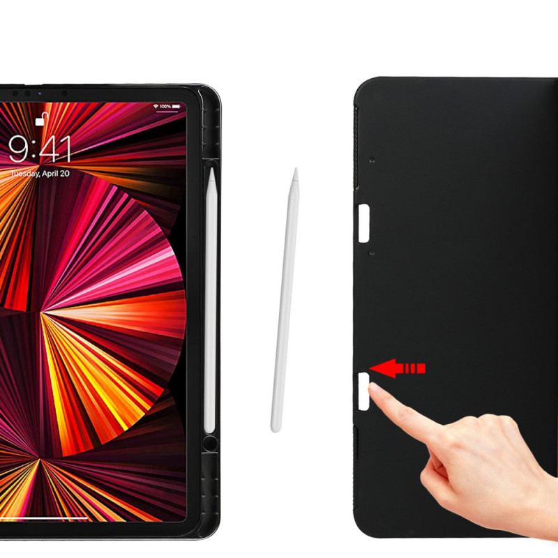 Capa Para iPad Pro 11" (2022) Couro Lichia Genuíno