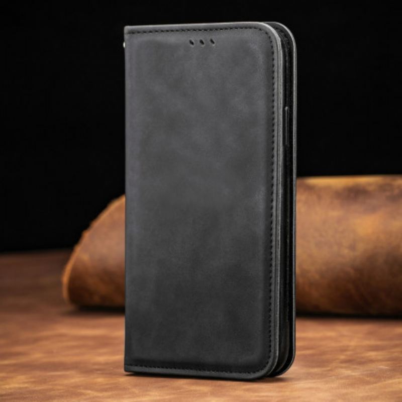 Capa De Celular Para Samsung Galaxy A51 5G Flip Couro Falso Vintage