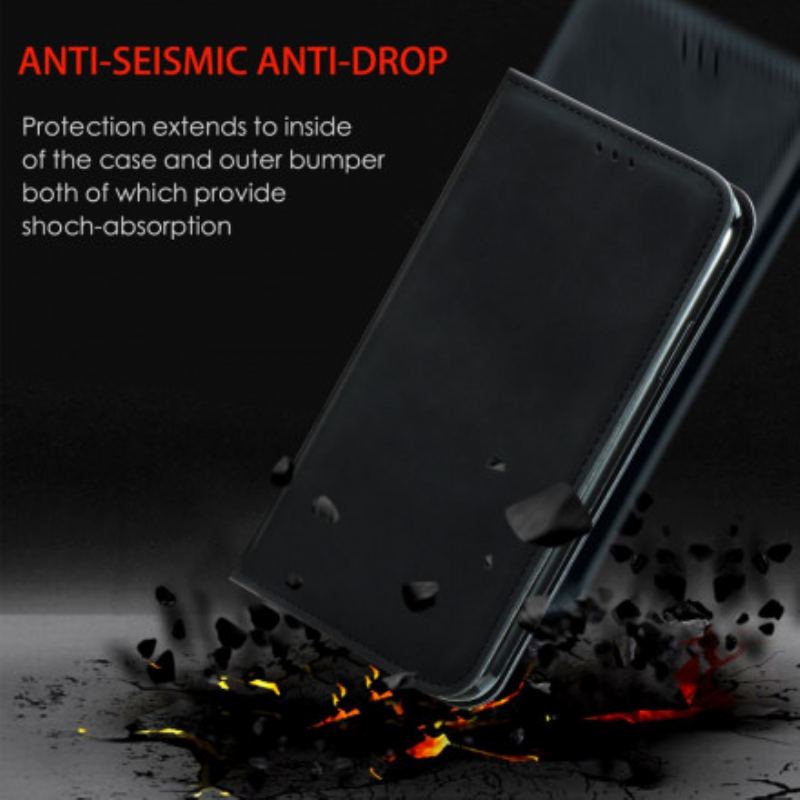 Capa De Celular Para Samsung Galaxy A51 5G Flip Couro Falso Vintage