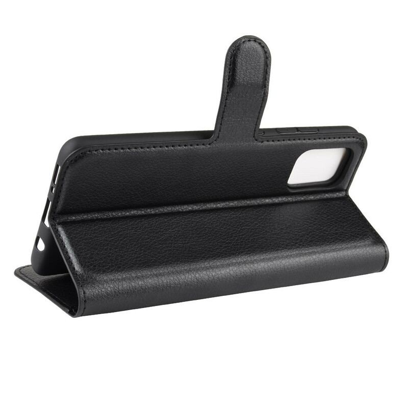 Capa De Couro Para Samsung Galaxy A51 5G Clássico