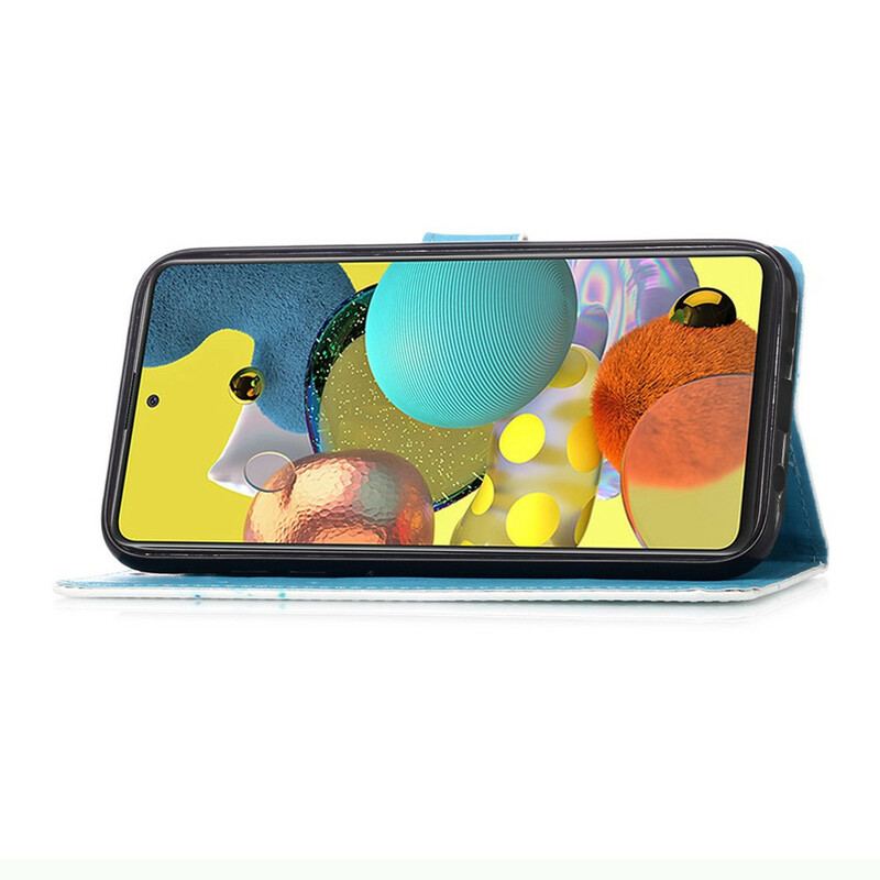 Capa Em Pele Para Samsung Galaxy A51 5G Ama A Onda