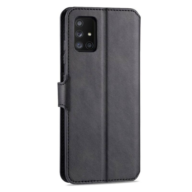 Capa Em Pele Para Samsung Galaxy A51 5G Azns Retrô