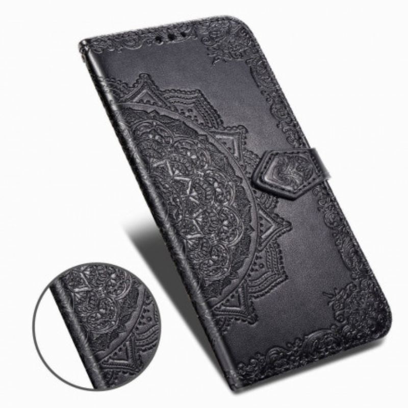 Capa Flip Para Samsung Galaxy A51 5G Mandala Idade Média