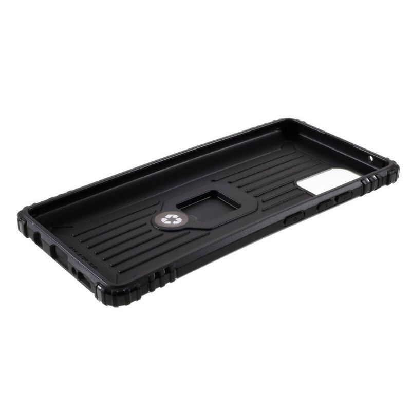 Capa Para Samsung Galaxy A51 5G Anel E Fibra De Carbono