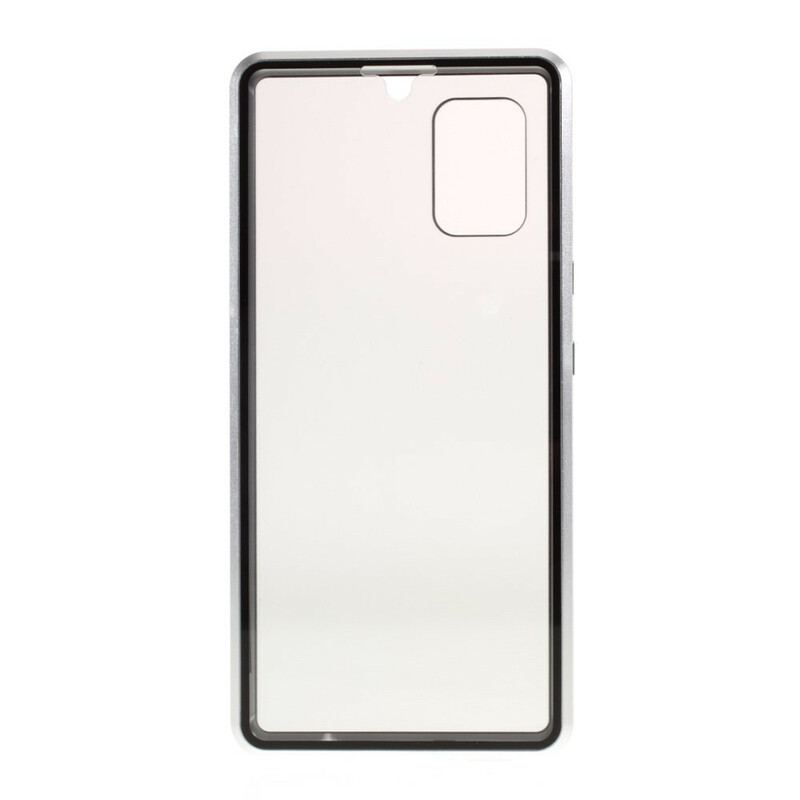Capa Para Samsung Galaxy A51 5G Vidro Temperado Frontal E Traseiro E Metal