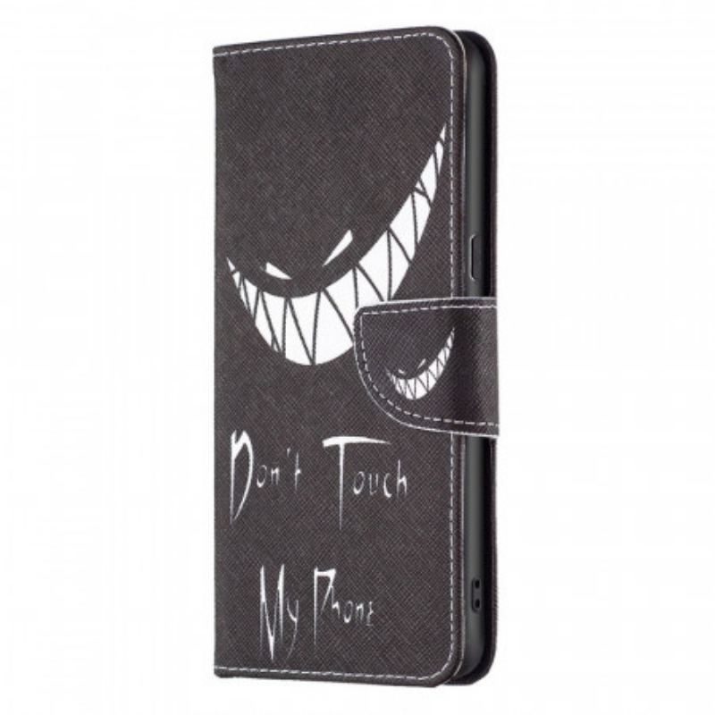 Capa De Couro Para Oppo Reno 7 Telefone Do Diabo
