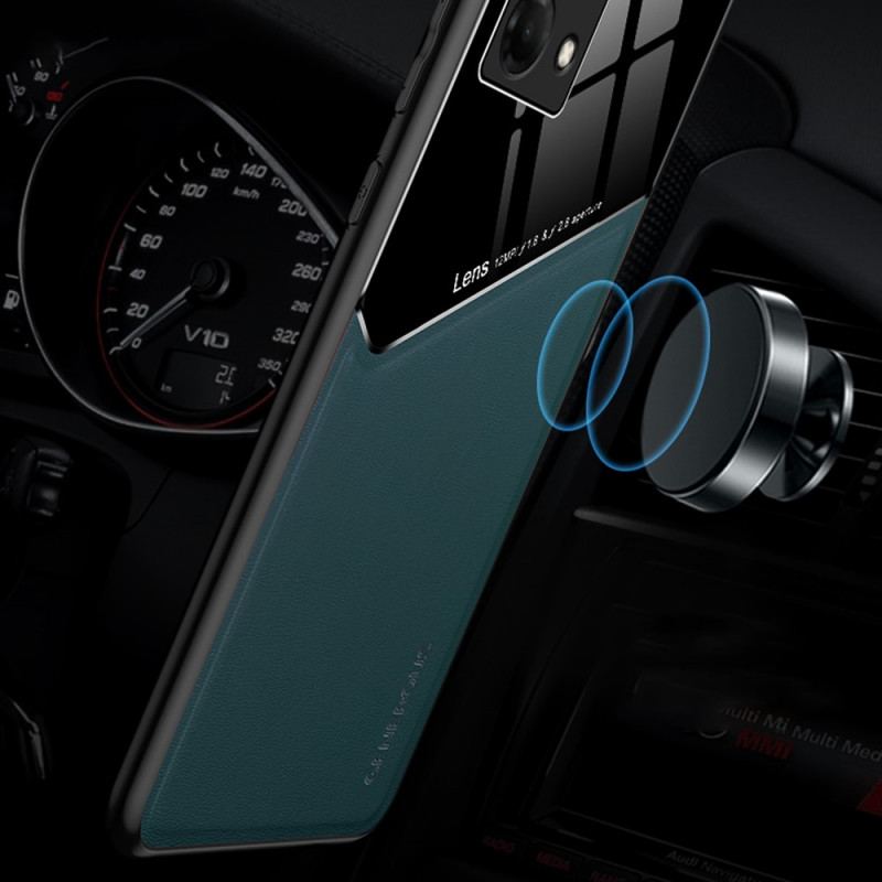 Capa Para Oppo Reno 7 Couro Falso Premium