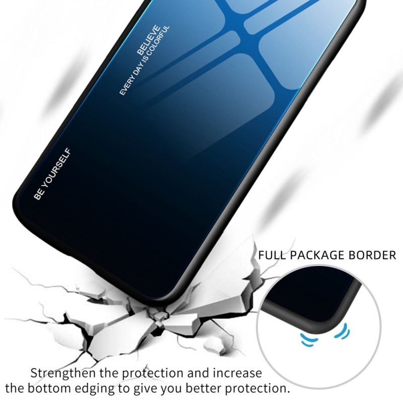 Capa Para Oppo Reno 7 Vidro Temperado Seja Você Mesmo
