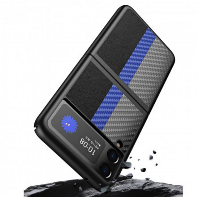 Capa Para Samsung Galaxy Z Flip 3 5G De Couro Cor