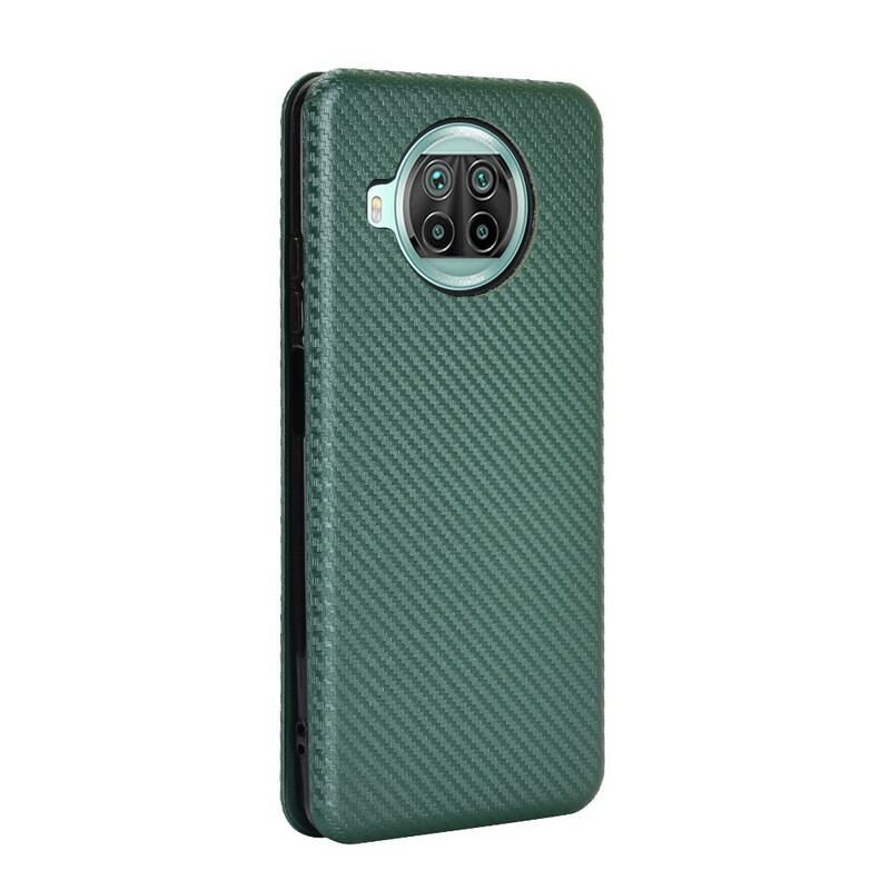 Capa De Celular Para Xiaomi Mi 10T Lite Flip Fibra De Carbono