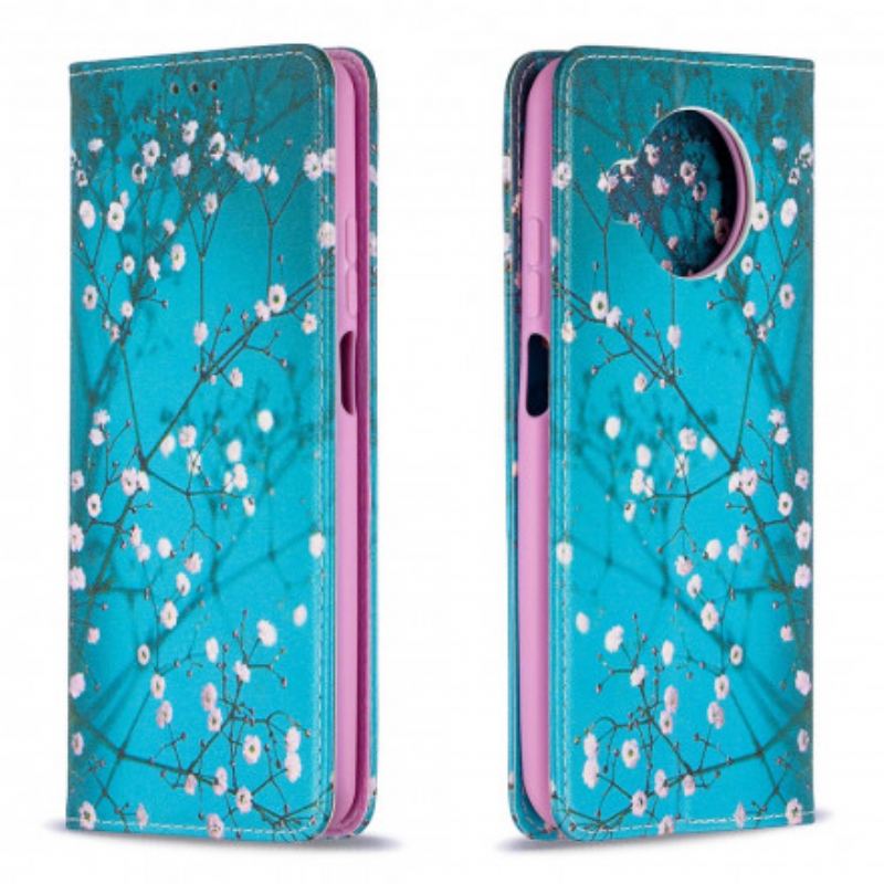 Capa De Celular Para Xiaomi Mi 10T Lite Flip Ramos Floridos