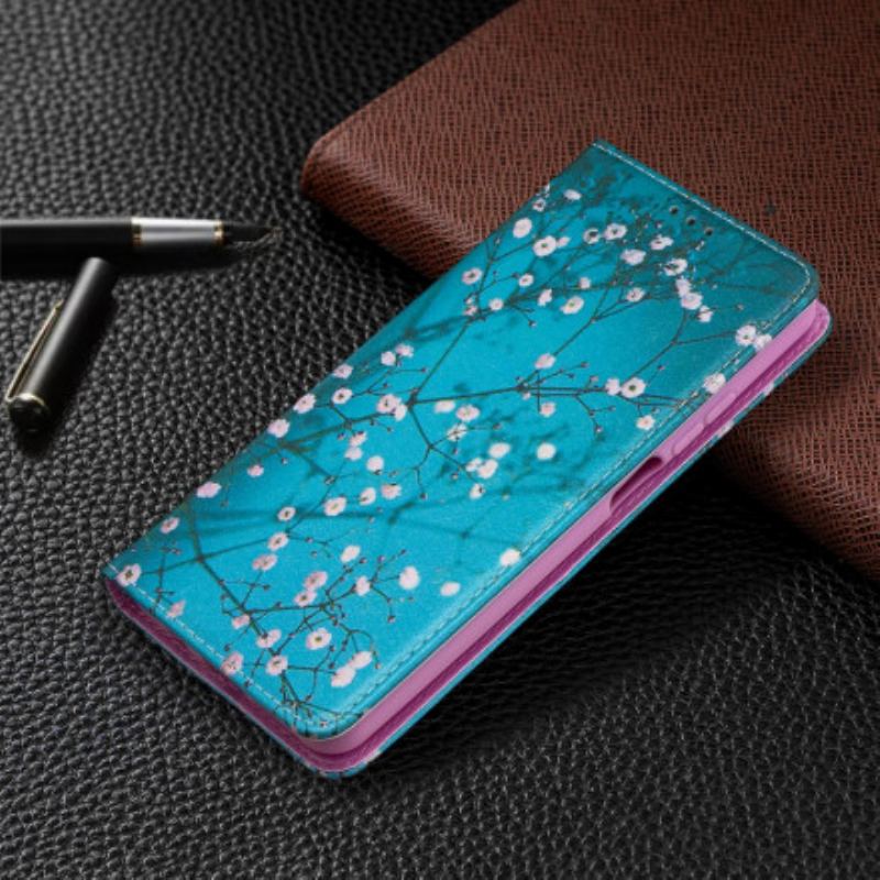 Capa De Celular Para Xiaomi Mi 10T Lite Flip Ramos Floridos