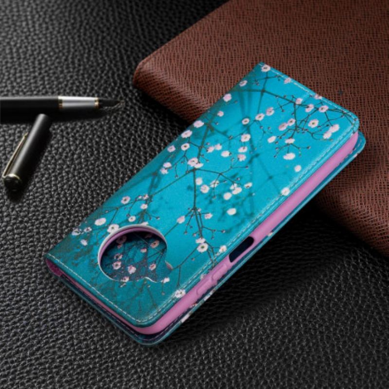 Capa De Celular Para Xiaomi Mi 10T Lite Flip Ramos Floridos